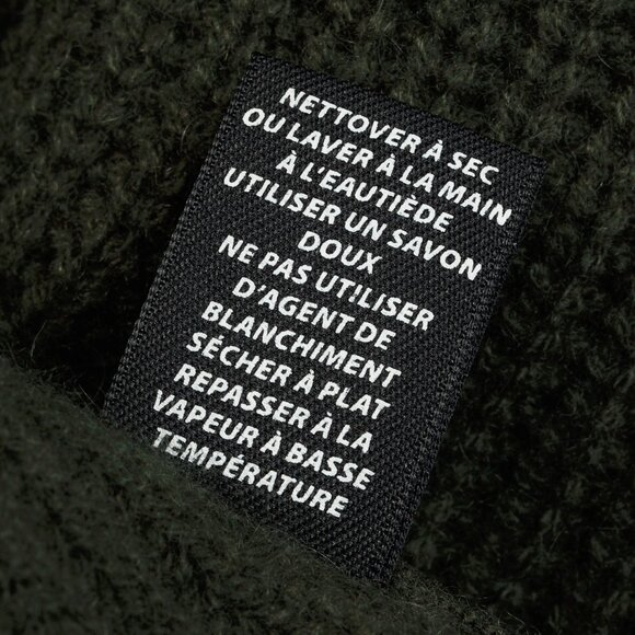 Holt Renfrew Green Cashmere Side-Zipper Sweater Vest - Picture 9 of 9